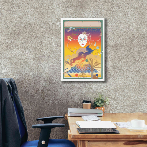 Image of 'Fantasy Mask' by David Chestnutt, Giclee Canvas Wall Art,18 x 26