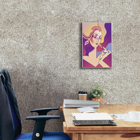 Image of 'Femme Fatale' by David Chestnutt, Giclee Canvas Wall Art,12 x 18