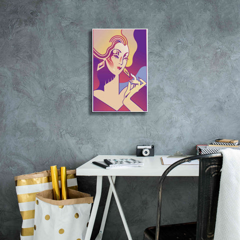 Image of 'Femme Fatale' by David Chestnutt, Giclee Canvas Wall Art,12 x 18