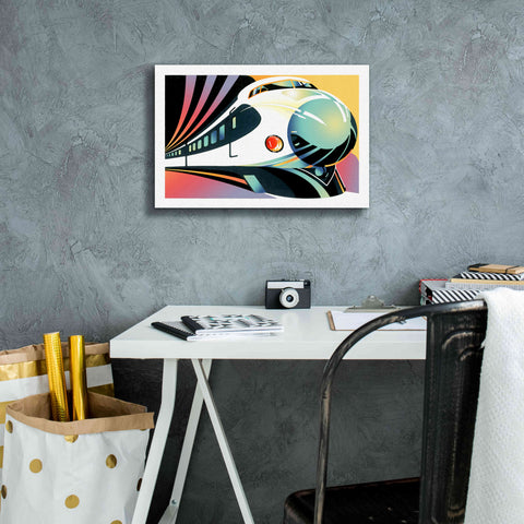 Image of 'Japanese High Speed Train' by David Chestnutt, Giclee Canvas Wall Art,18 x 12