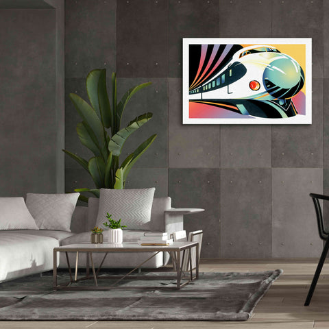 Image of 'Japanese High Speed Train' by David Chestnutt, Giclee Canvas Wall Art,60 x 40
