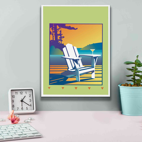 Image of 'Muskoka Chair' by David Chestnutt, Giclee Canvas Wall Art,12 x 16