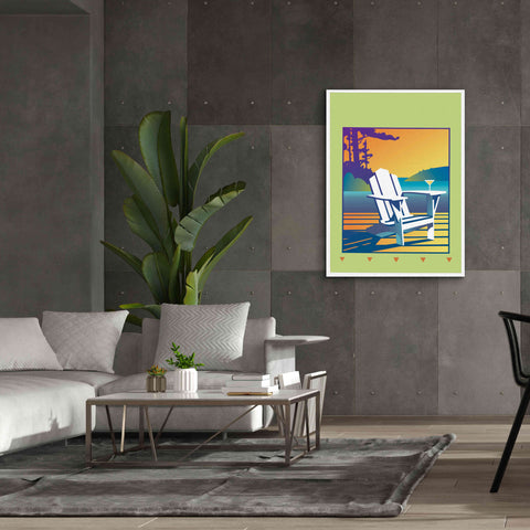 Image of 'Muskoka Chair' by David Chestnutt, Giclee Canvas Wall Art,40 x 54