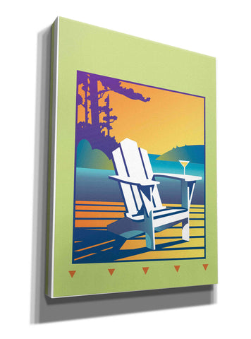 Image of 'Muskoka Chair' by David Chestnutt, Giclee Canvas Wall Art