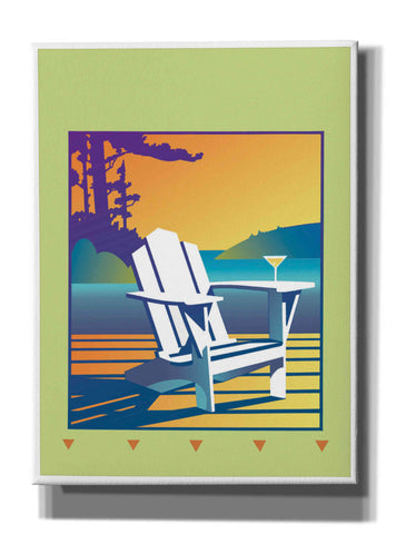Image of 'Muskoka Chair' by David Chestnutt, Giclee Canvas Wall Art