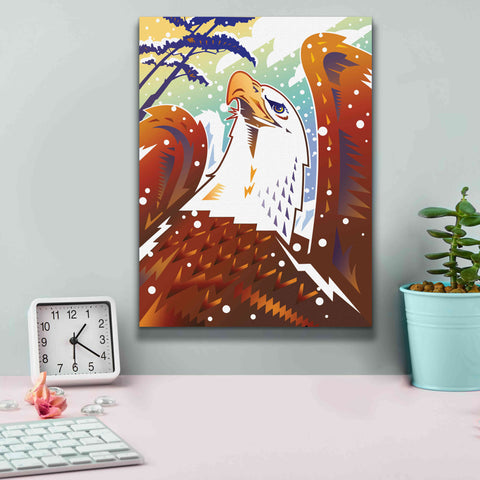 Image of 'New Eagle' by David Chestnutt, Giclee Canvas Wall Art,12 x 16