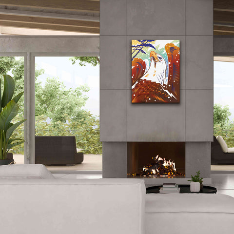 Image of 'New Eagle' by David Chestnutt, Giclee Canvas Wall Art,26 x 34