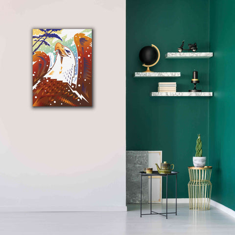 Image of 'New Eagle' by David Chestnutt, Giclee Canvas Wall Art,26 x 34
