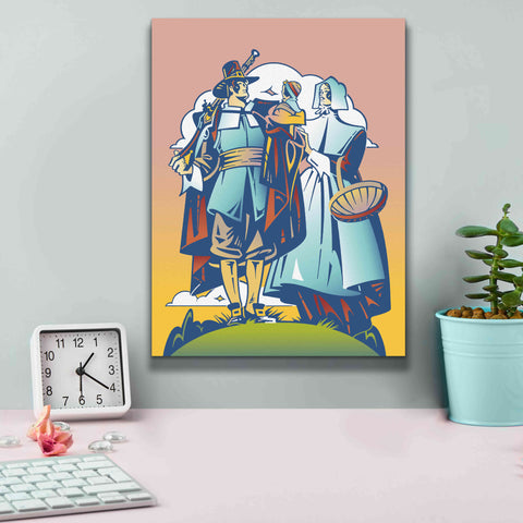 Image of 'New Pilgrim' by David Chestnutt, Giclee Canvas Wall Art,12 x 16