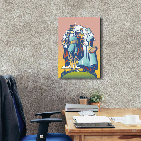 Image of 'New Pilgrim' by David Chestnutt, Giclee Canvas Wall Art,18 x 26