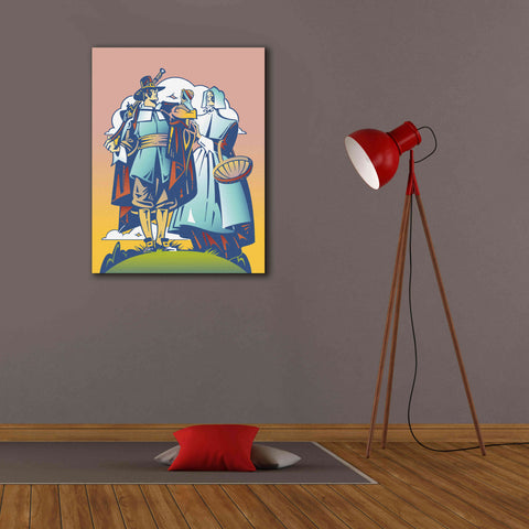 Image of 'New Pilgrim' by David Chestnutt, Giclee Canvas Wall Art,26 x 34