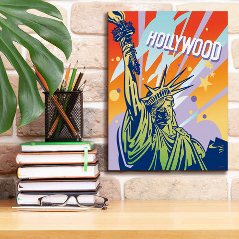 Image of 'New York LA' by David Chestnutt, Giclee Canvas Wall Art,12 x 16