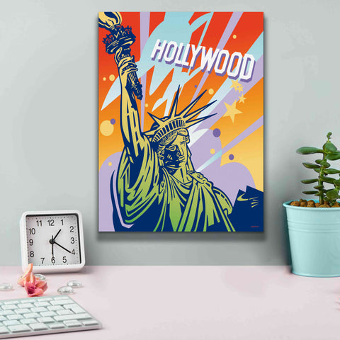 Image of 'New York LA' by David Chestnutt, Giclee Canvas Wall Art,12 x 16