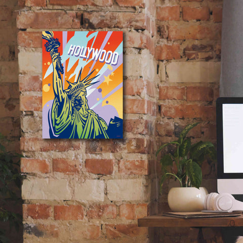 Image of 'New York LA' by David Chestnutt, Giclee Canvas Wall Art,12 x 16