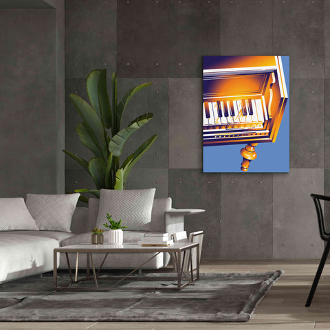 Image of 'Old Piano' by David Chestnutt, Giclee Canvas Wall Art,40 x 54