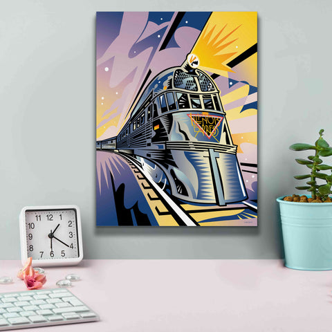 Image of 'Pioneer Zephyr' by David Chestnutt, Giclee Canvas Wall Art,12 x 16