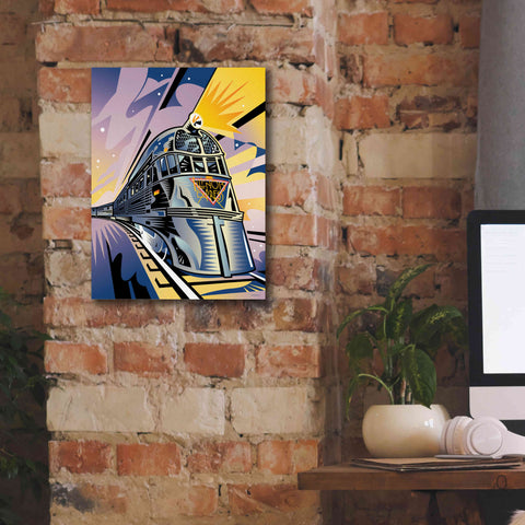 Image of 'Pioneer Zephyr' by David Chestnutt, Giclee Canvas Wall Art,12 x 16