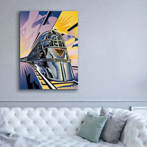 Image of 'Pioneer Zephyr' by David Chestnutt, Giclee Canvas Wall Art,40 x 54