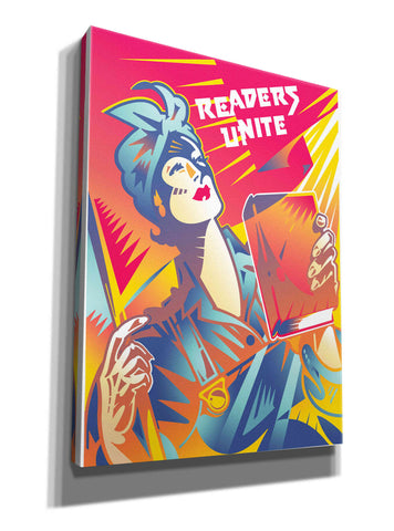 Image of 'Readers Unite' by David Chestnutt, Giclee Canvas Wall Art