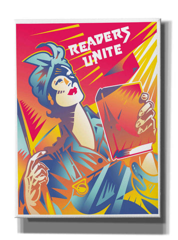 Image of 'Readers Unite' by David Chestnutt, Giclee Canvas Wall Art