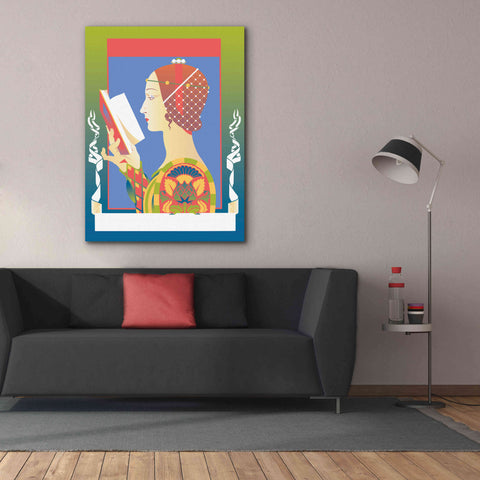 Image of 'Renaissance Read' by David Chestnutt, Giclee Canvas Wall Art,40 x 54