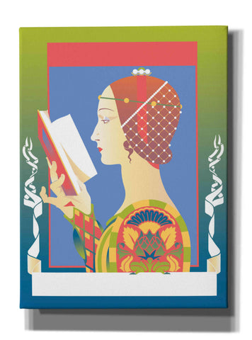 Image of 'Renaissance Read' by David Chestnutt, Giclee Canvas Wall Art