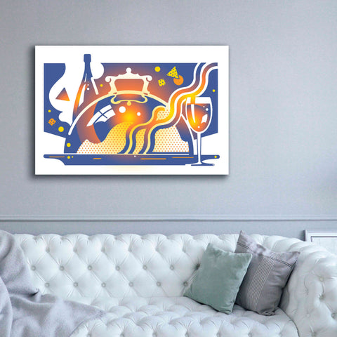 Image of 'Restaurant Guide' by David Chestnutt, Giclee Canvas Wall Art,60 x 40