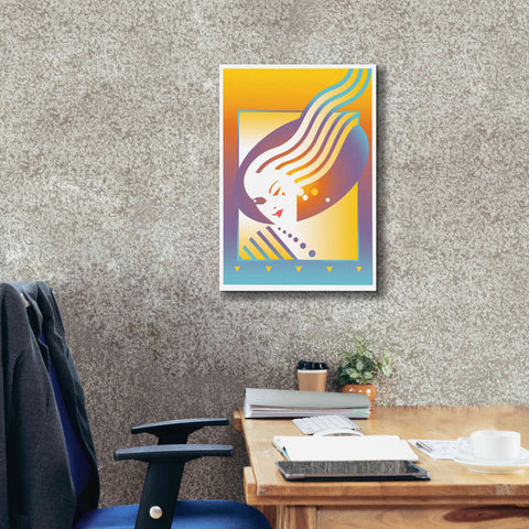 Image of 'Salon' by David Chestnutt, Giclee Canvas Wall Art,18 x 26