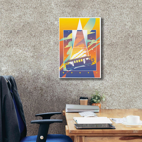 Image of 'San Francisco' by David Chestnutt, Giclee Canvas Wall Art,18 x 26