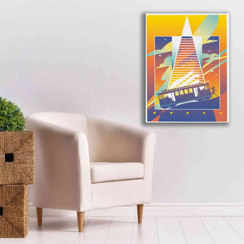Image of 'San Francisco' by David Chestnutt, Giclee Canvas Wall Art,26 x 34