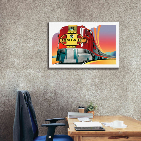 Image of 'Santa Fe' by David Chestnutt, Giclee Canvas Wall Art,40 x 26