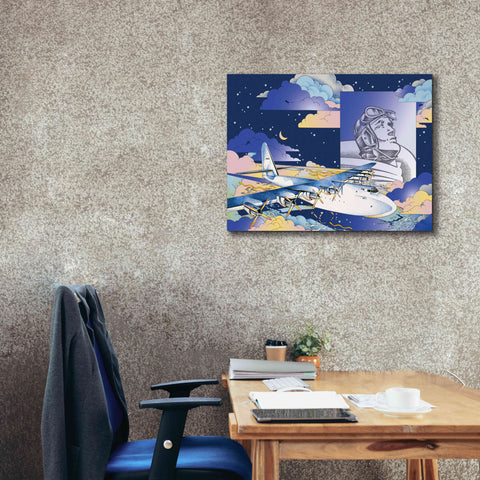 Image of 'Spruce Goose' by David Chestnutt, Giclee Canvas Wall Art,34 x 26