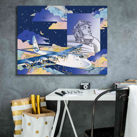 Image of 'Spruce Goose' by David Chestnutt, Giclee Canvas Wall Art,34 x 26