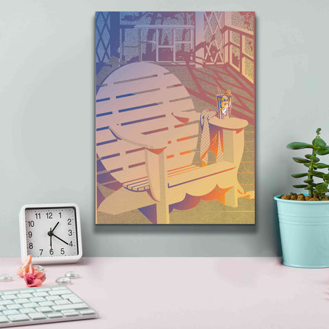 Image of 'Summer Porch' by David Chestnutt, Giclee Canvas Wall Art,12 x 16