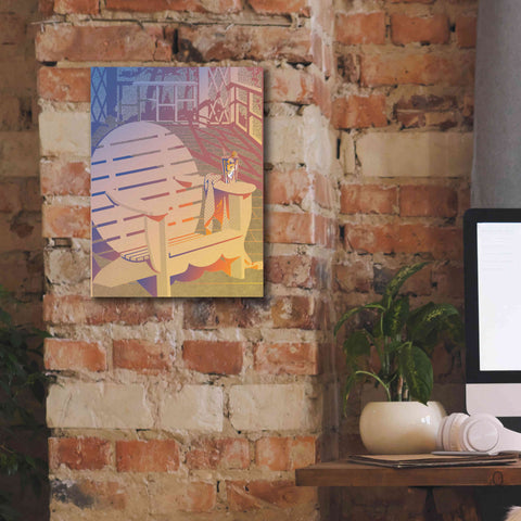 Image of 'Summer Porch' by David Chestnutt, Giclee Canvas Wall Art,12 x 16