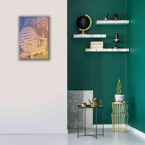 Image of 'Summer Porch' by David Chestnutt, Giclee Canvas Wall Art,18 x 26