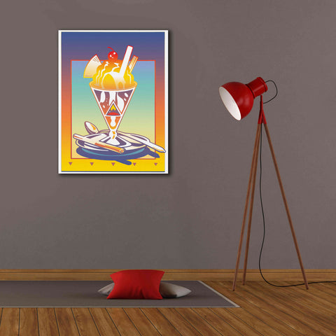 Image of 'Sunday Bloody Sundae' by David Chestnutt, Giclee Canvas Wall Art,26 x 34