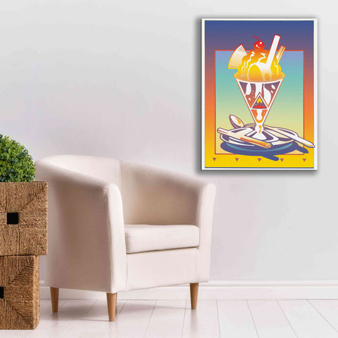 Image of 'Sunday Bloody Sundae' by David Chestnutt, Giclee Canvas Wall Art,26 x 34