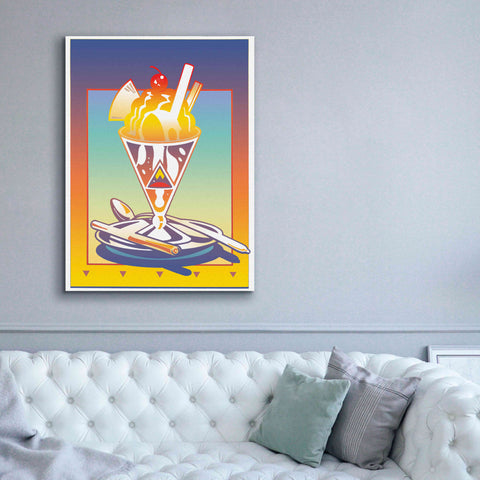 Image of 'Sunday Bloody Sundae' by David Chestnutt, Giclee Canvas Wall Art,40 x 54
