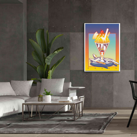 Image of 'Sunday Bloody Sundae' by David Chestnutt, Giclee Canvas Wall Art,40 x 54