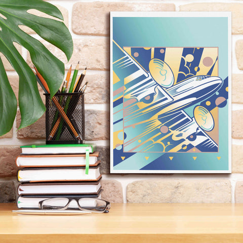 Image of 'Taking Off Blue' by David Chestnutt, Giclee Canvas Wall Art,12 x 16