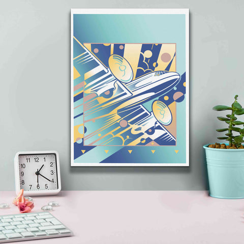 Image of 'Taking Off Blue' by David Chestnutt, Giclee Canvas Wall Art,12 x 16