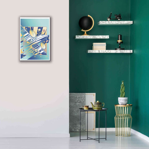 Image of 'Taking Off Blue' by David Chestnutt, Giclee Canvas Wall Art,18 x 26