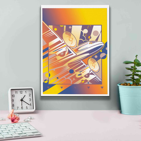 Image of 'Taking Off Yellow' by David Chestnutt, Giclee Canvas Wall Art,12 x 16