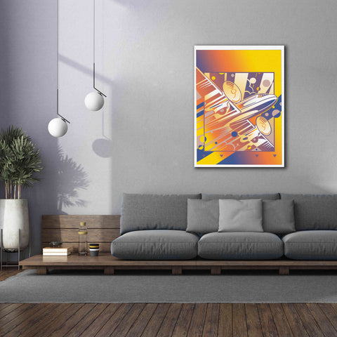 Image of 'Taking Off Yellow' by David Chestnutt, Giclee Canvas Wall Art,40 x 54