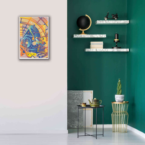 Image of 'Train In Station' by David Chestnutt, Giclee Canvas Wall Art,18 x 26