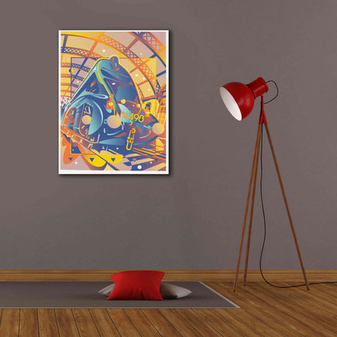 Image of 'Train In Station' by David Chestnutt, Giclee Canvas Wall Art,26 x 34