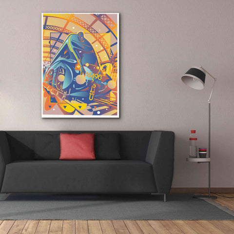 Image of 'Train In Station' by David Chestnutt, Giclee Canvas Wall Art,40 x 54