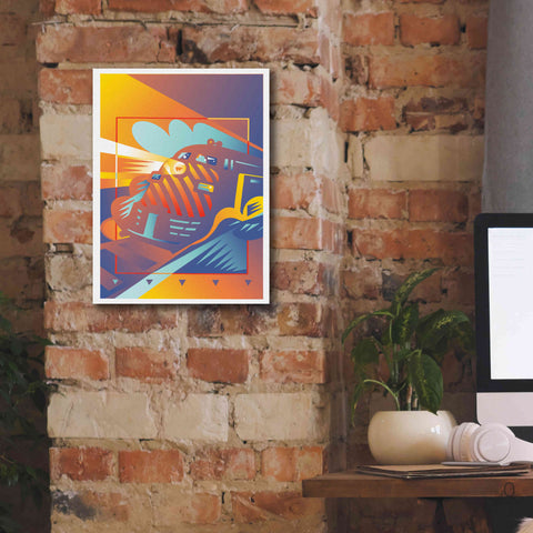 Image of 'Train West' by David Chestnutt, Giclee Canvas Wall Art,12 x 16