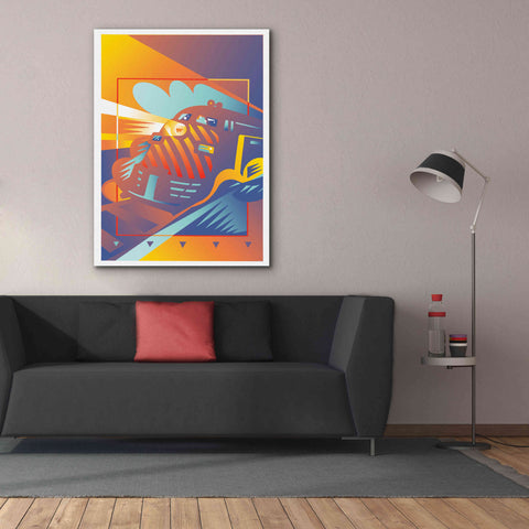 Image of 'Train West' by David Chestnutt, Giclee Canvas Wall Art,40 x 54